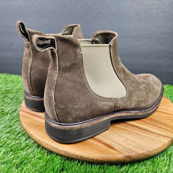 ECCO Men\'s Vitrus Il Chelsea Boot Size 9 Dark Clay Suede Leather Ankle Slip On main image 11